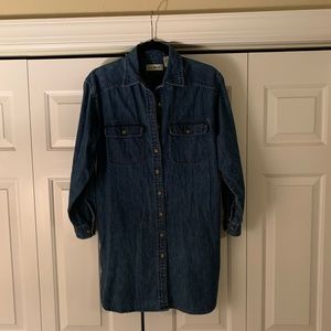 LL Bean Jean Dress Women’s Size 6 Petite